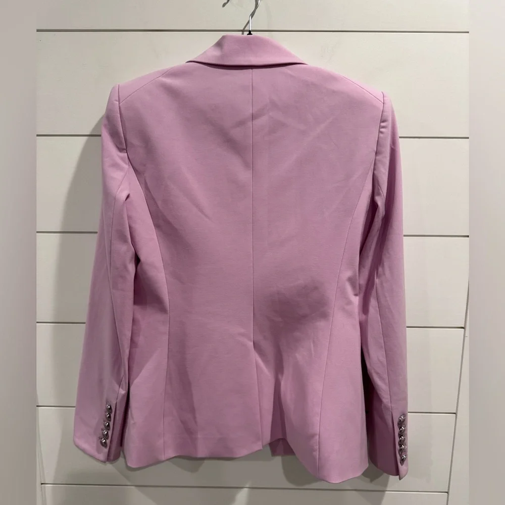 Veronica Beard purple Miller Dickey blazer in pale orchid - Picture 11 of 14